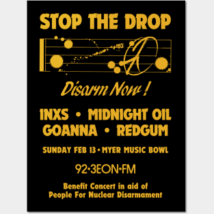 Stop The Drop Concert Front & Back Print Posters and Art